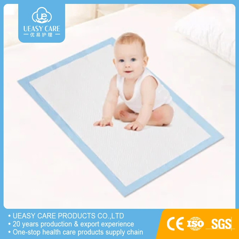 Chine usine de vente en gros Personnaliser imperméable peau pour bébé tapis Sous-coussin coussin à langer tapis à langer neuf Mum absorbant jetable Tapis de couches