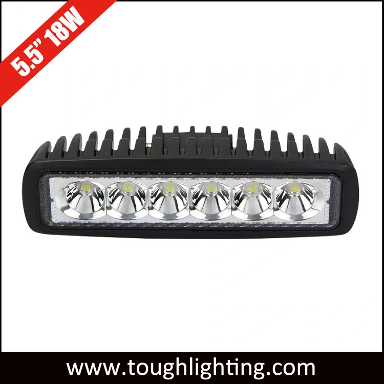 9-32V 6 polegada 18W LED Mini Barra de Luz de Trabalho Automático