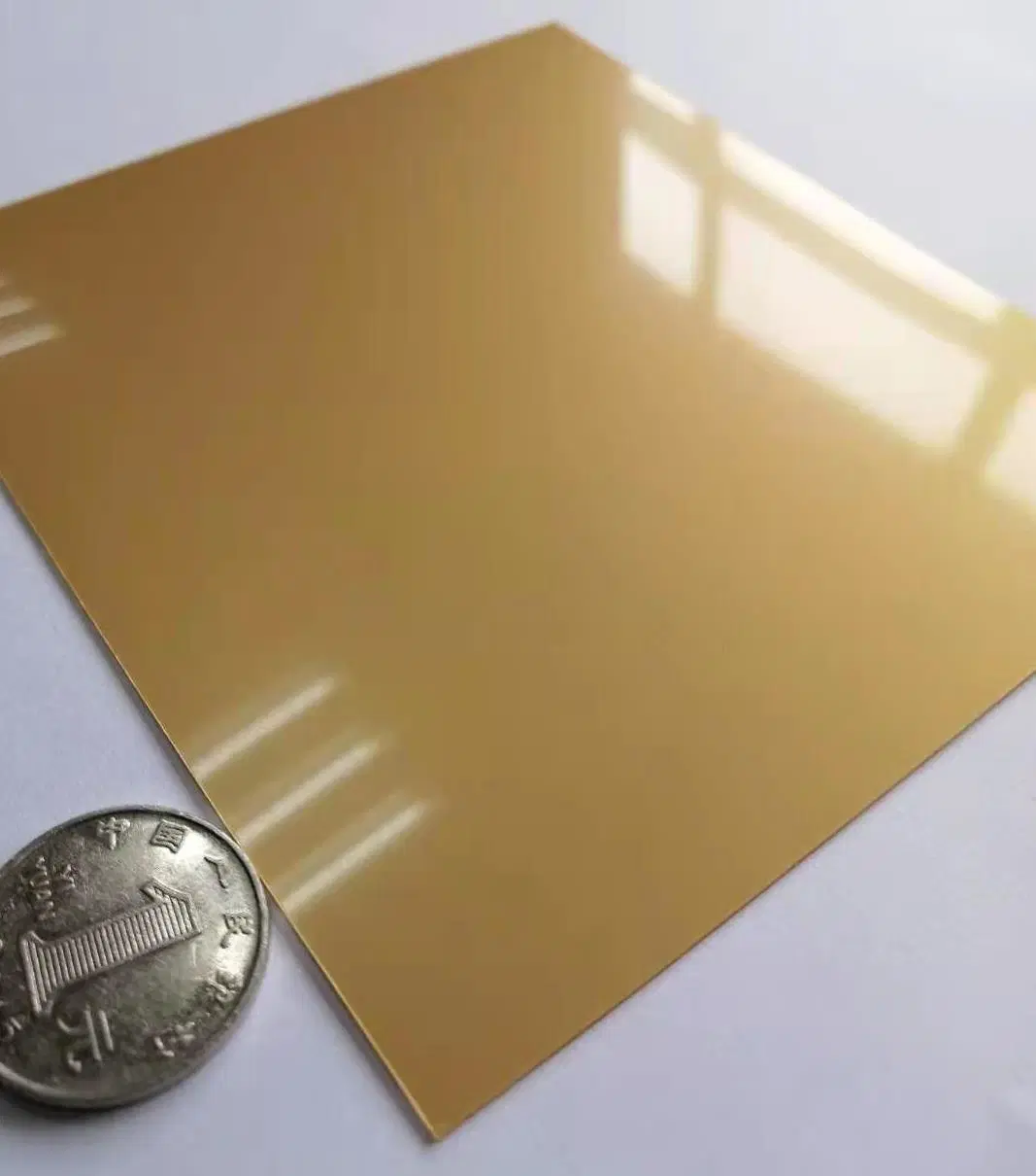 Thickness 0.5mm Color Golden Plastic Acrylic PMMA Board / Sheet for Sanitary Ware, Bathroom, Shower Cabin, Shower Base