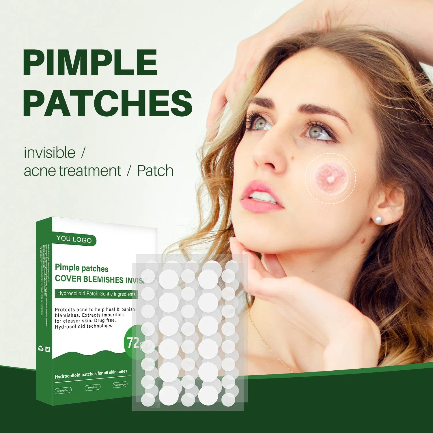 Beauty Cosmetics Skin Care Covering Zits and Blemishes Breakouts Spot Treatment Facial Stickers