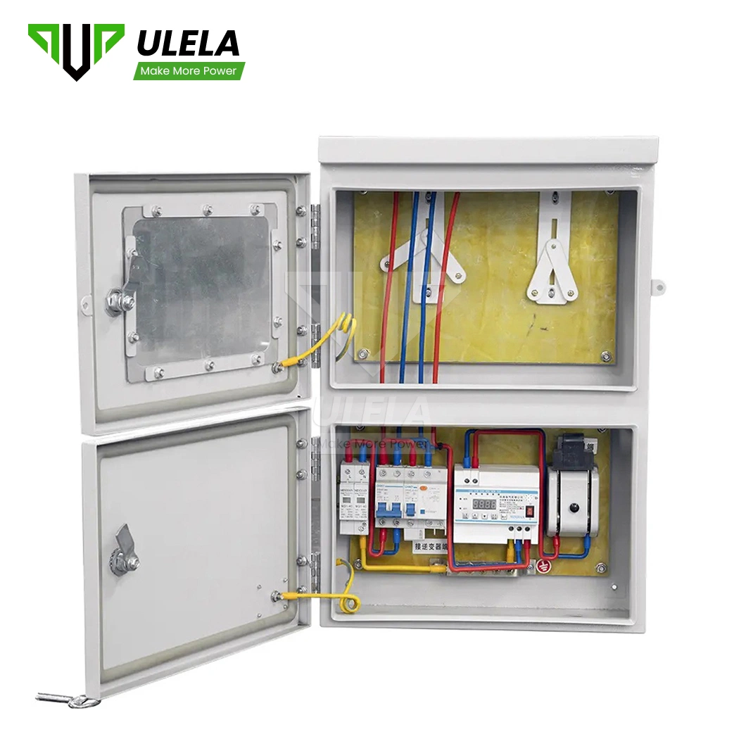 Ulela 100A Combiner Box Manufacturing PV Combiner Box 6 String China Solar Panel Kabel Combiner Box