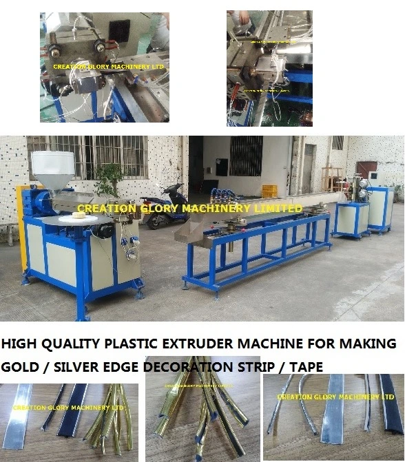 Stable Running Edge Banding Decoration Tape Plastic Extruding Machine