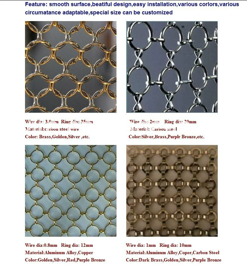 Steel Link Decorative Wire Mesh