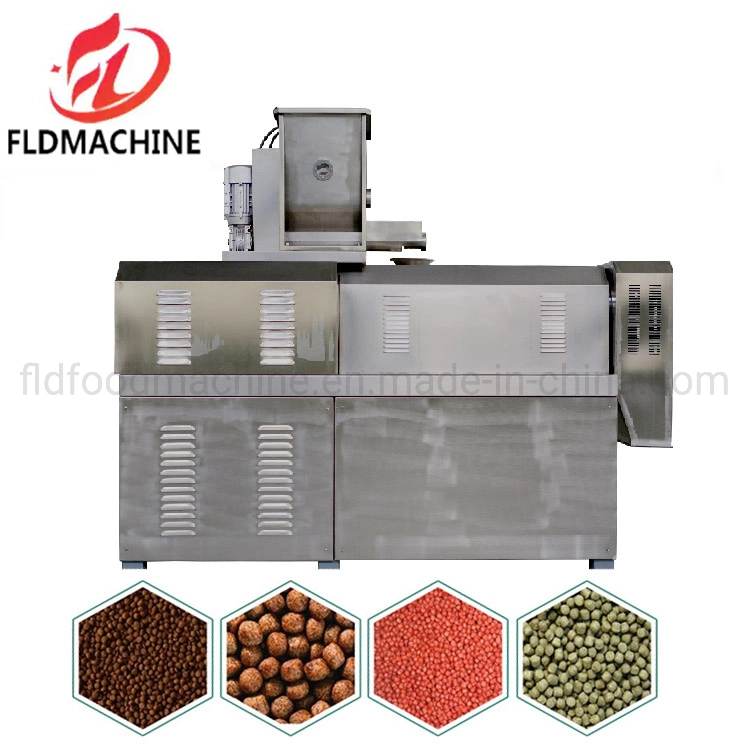 China Famous Pet Machinery Factory Animal Dog Feed Extruder Pellet Floating Fish Food Machine