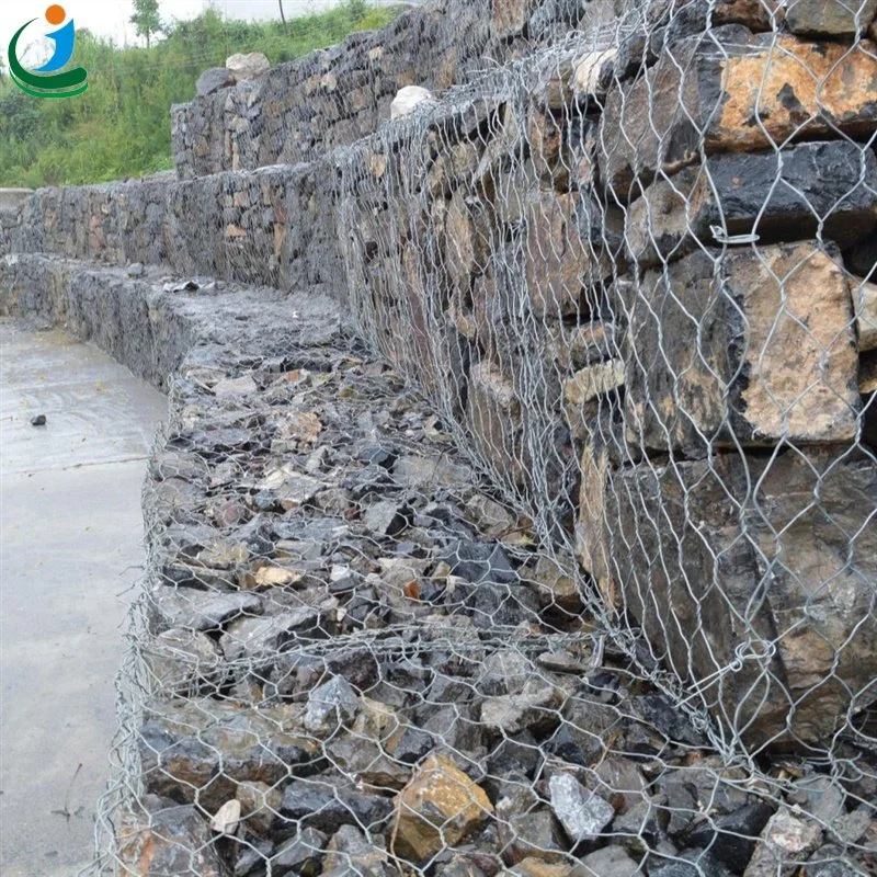 Gabion Wire Mesh Box PVC Coated Gabion Walls for Stones