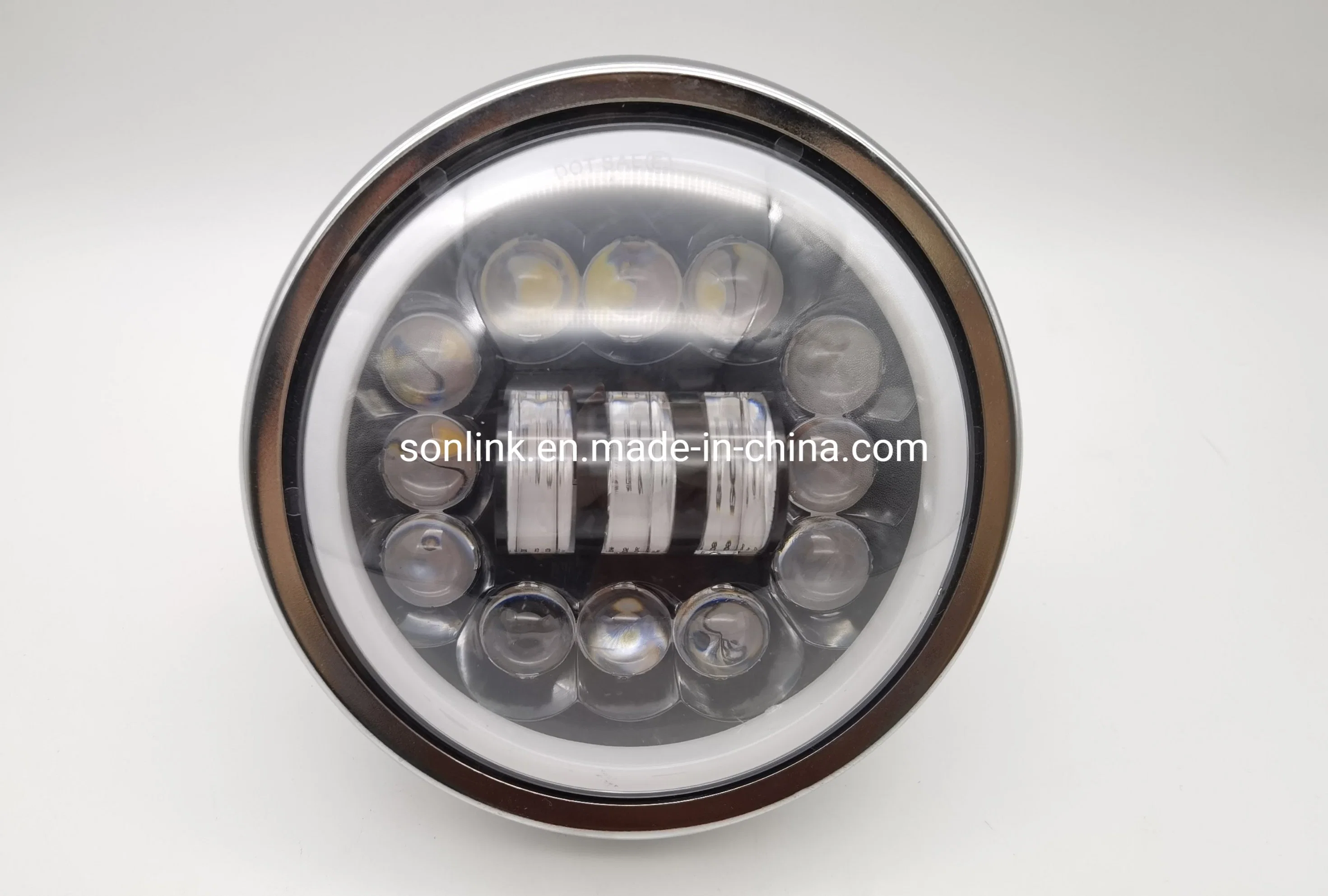 مصباح LED الأمامي فائق السطوع للدراجات النارية لمصباح سيارات YAMAHA/TVs/Suzuki/Honda/Bajaj أجزاء الدراجة البخارية