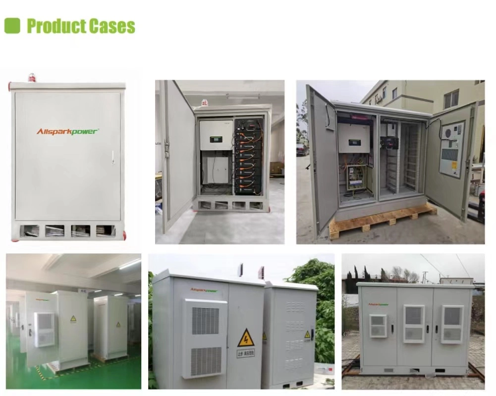 Allsparkpower 20kwh 50kwh 100kwh Hybrid Outdoor Cabinet Solar Energy Storage System