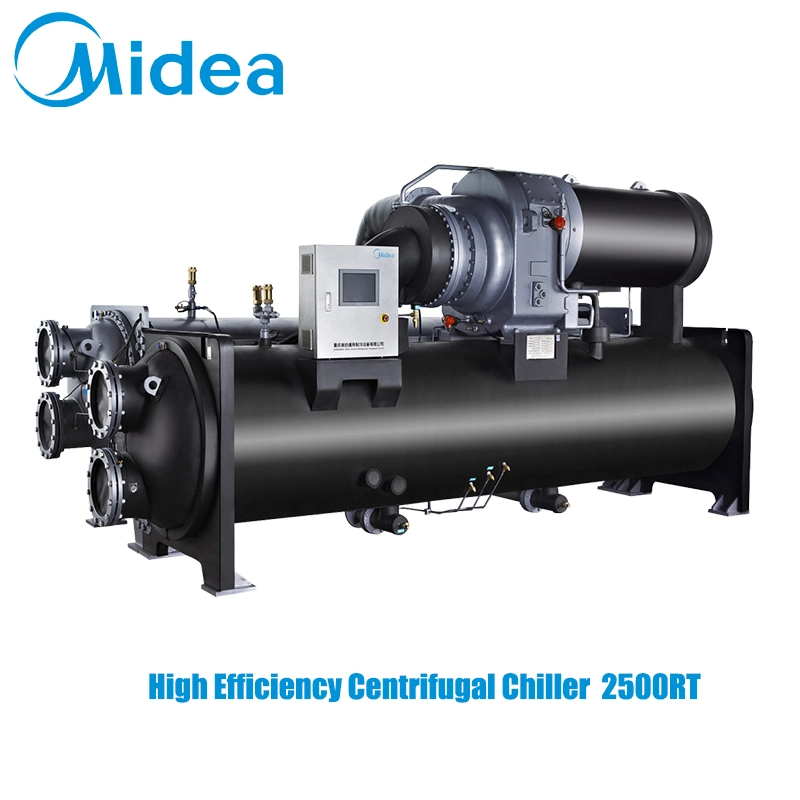 Midea 2700rt High Efficiency Centrifugal Chiller Lower Sound Levels and Vibration Sea Water Condenser Chiller