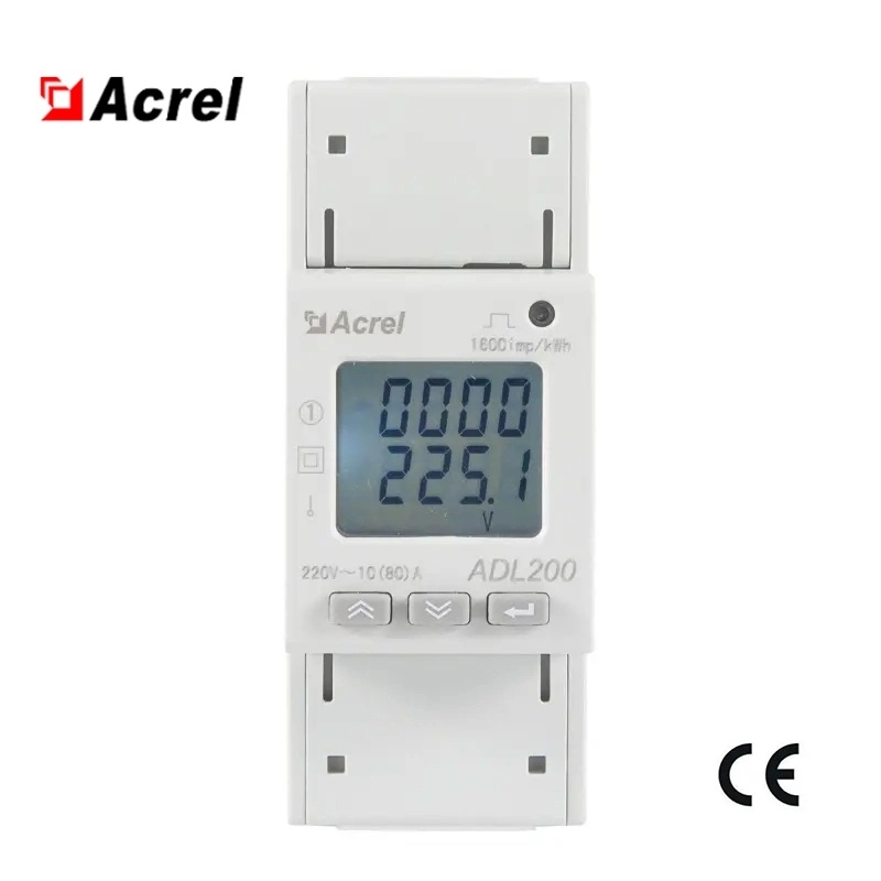 مقياس الطاقة الكهربائية RS485 DIN Rail Smart Energy Meter مع شهادة CE متوسطة UK Adl200/C