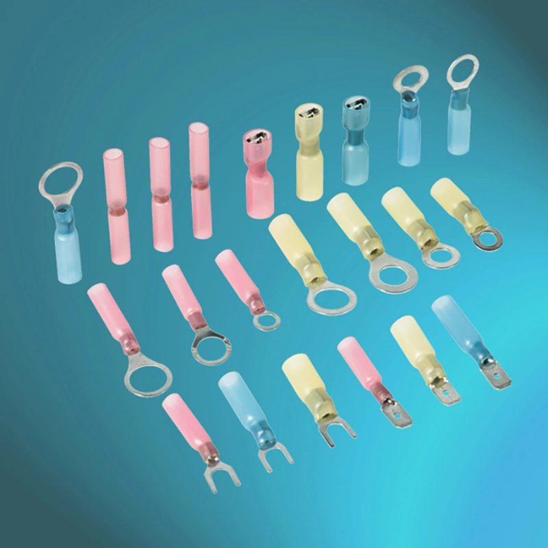 Free Sample Electrical Insulated Heat Shrink Crimp Wire Ring Spade Terminals