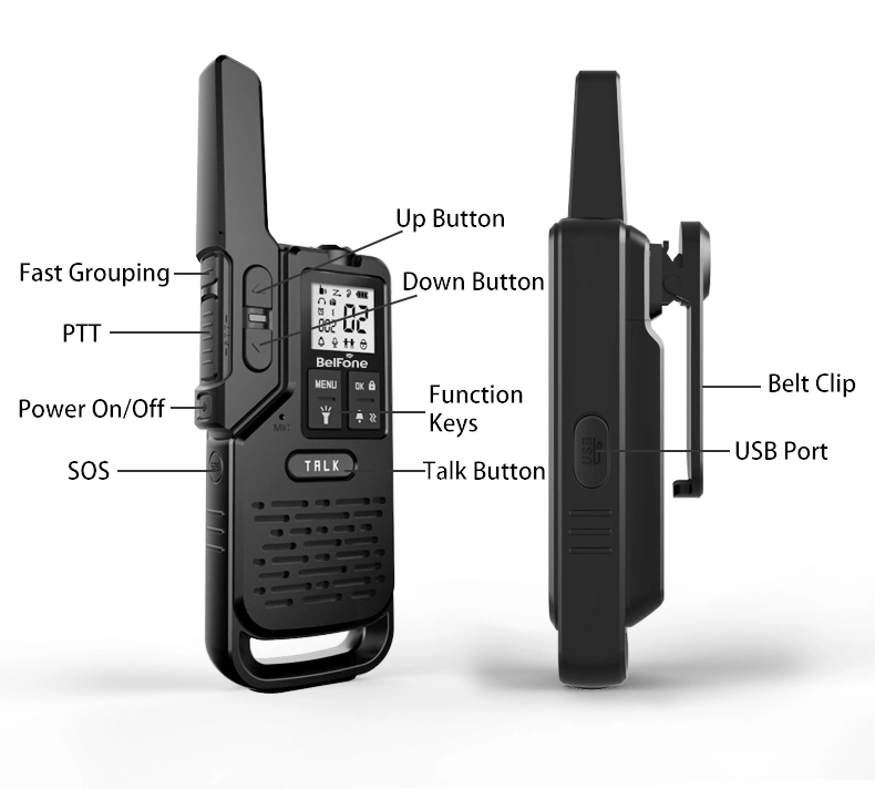 Handheld Amateur Radio Mini Walkie Talkie für Outdoor Frs PMR Kanal