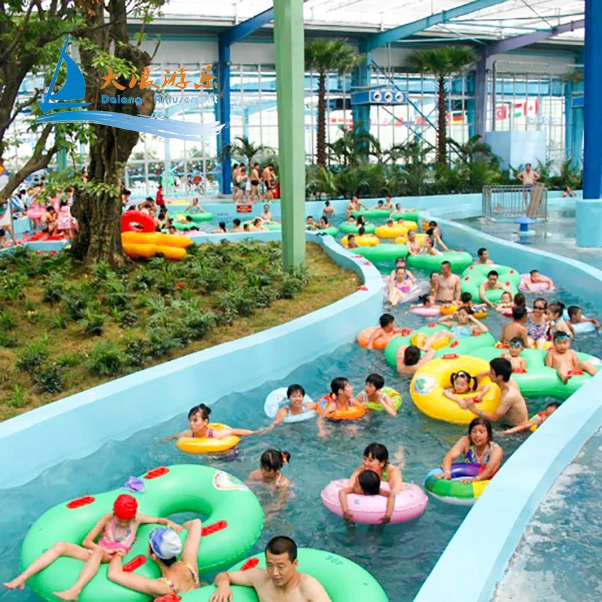 Lazy River Equipment for Water Aqua Park Resort with Push Pump Water Park Lazy River Machine Aquapark Euipment Lazy River