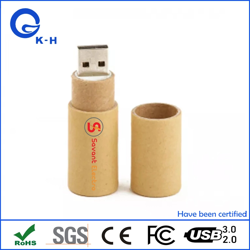 محرك أقراص USB Flash صديق للبيئة مزود بمحرك أقراص سعة 32 جيجابايت مزود بذاكرة سعة 128 جيجابايت