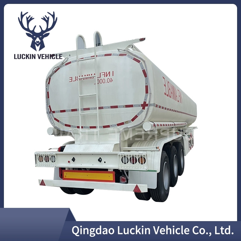 40000 Litres Aluminium Oil Tanker Semi Trailer Truck Aluminum Fuel Tanks