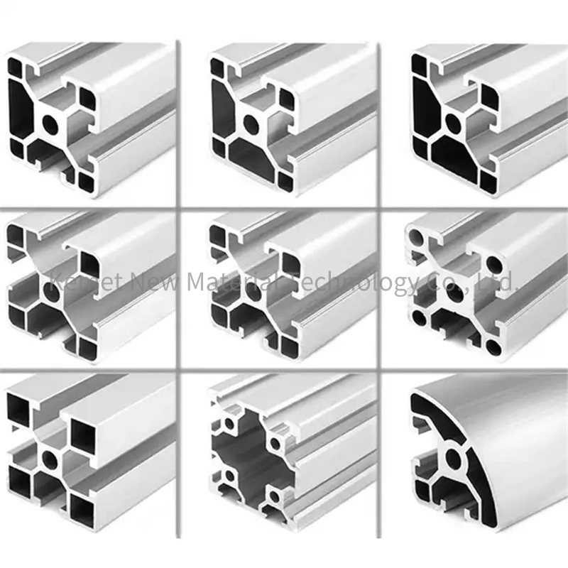 OEM Extruded Industrial Profile 40*40 T-Slot Aluminium Profile 4080 Vslot Alu Profile