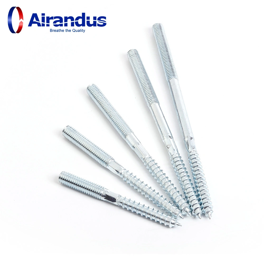 Galvanized Steel Double Head Hanger Bolt Dowel Screw