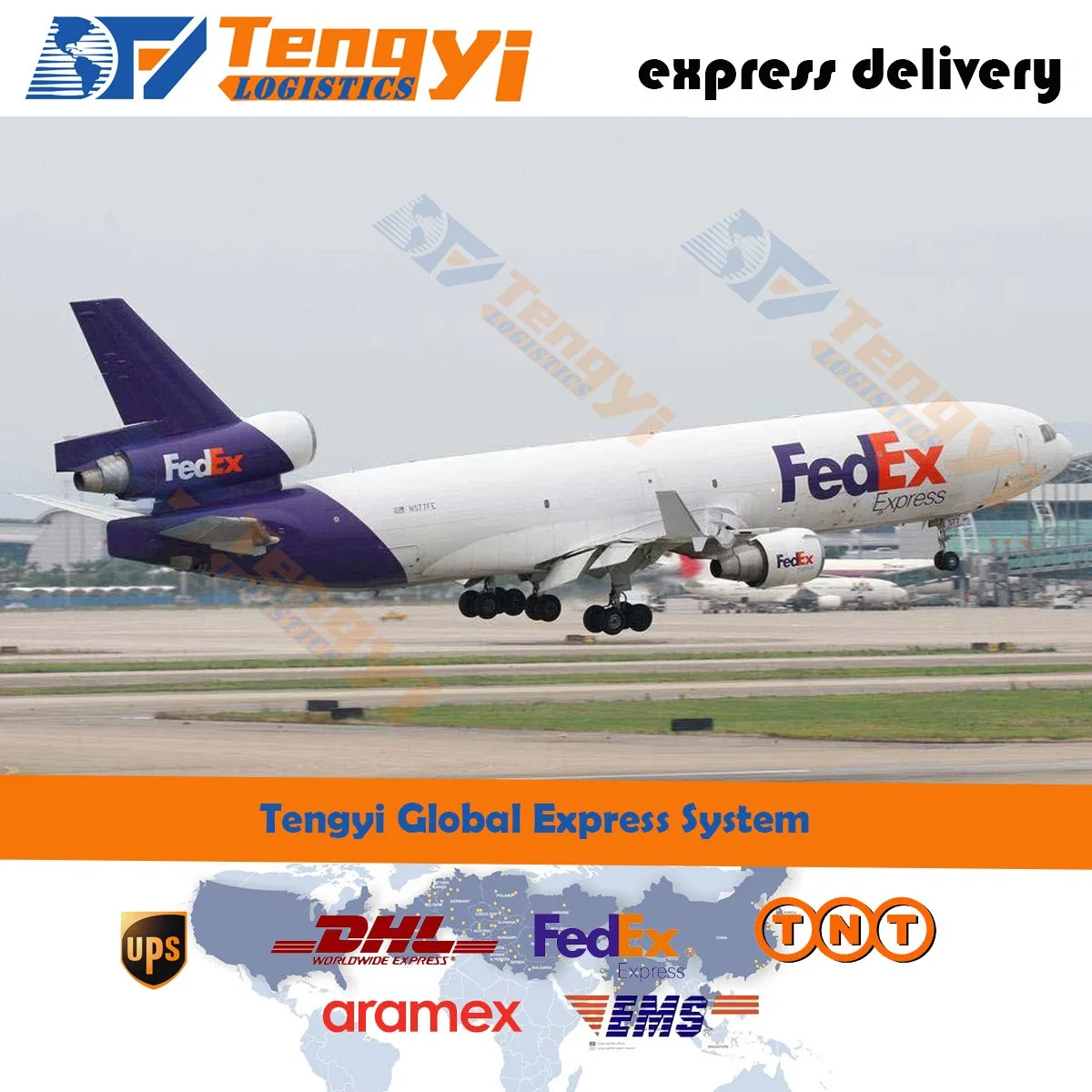 DHL/UPS/FedEx/TNT Air Freight Cargo Forwarder From China to Luxembourg/Macedonia/Madagascar/Malawi Shipping Agent Service