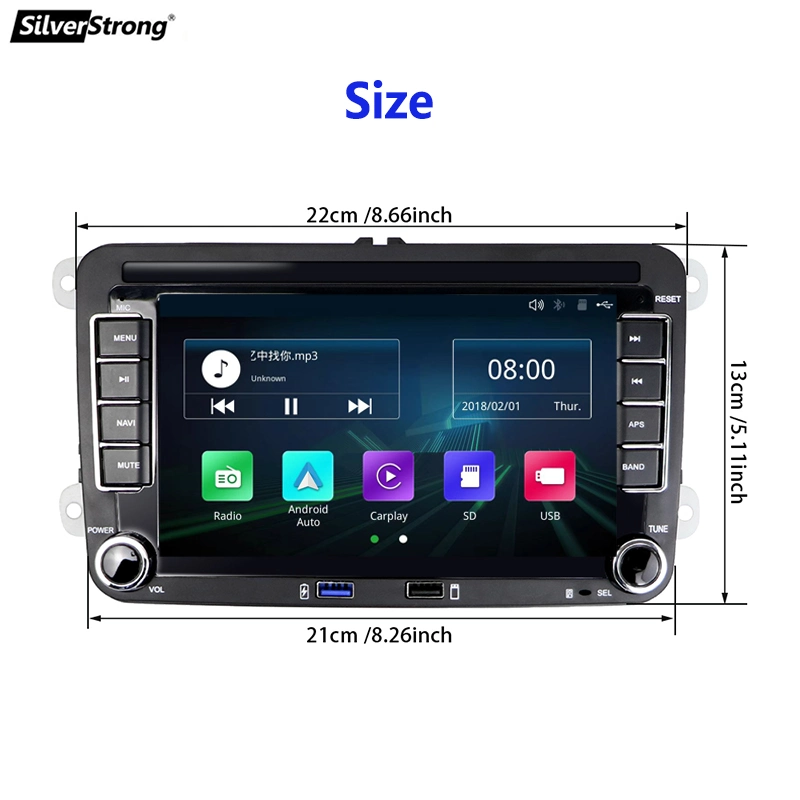 Android Auto RCD360 PRO Radio de voiture sans nom Carplay Nouvelle radio RCD330 Système Linux pour VW Golf 5 6 Jetta Mk5 Mk6 Tiguan Cc Polo Passat.