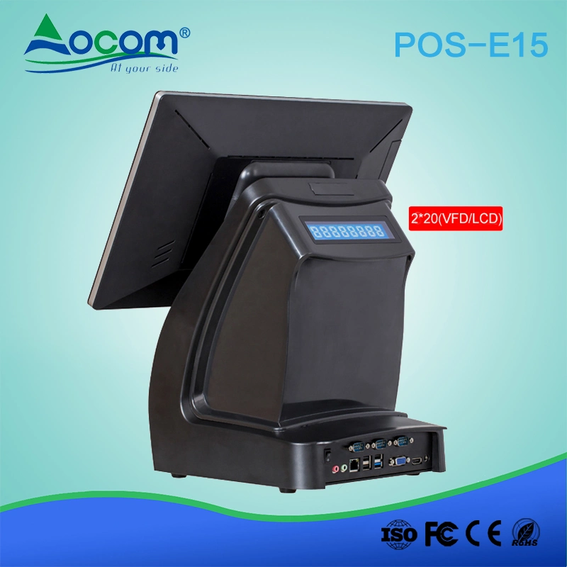 15.6inch Windows All in One Capacitive Touch Screen POS Terminal with Printer
