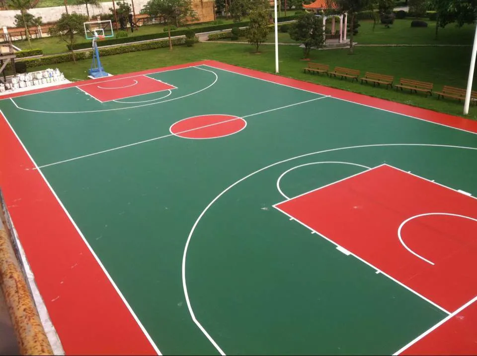 Long Lasting 5: 1 Pavement Materials Courts Sports Surface Flooring Athletic Running Track