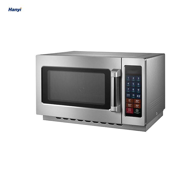 Forno de microondas comercial de grande capacidade de 34 L e 1000 W.