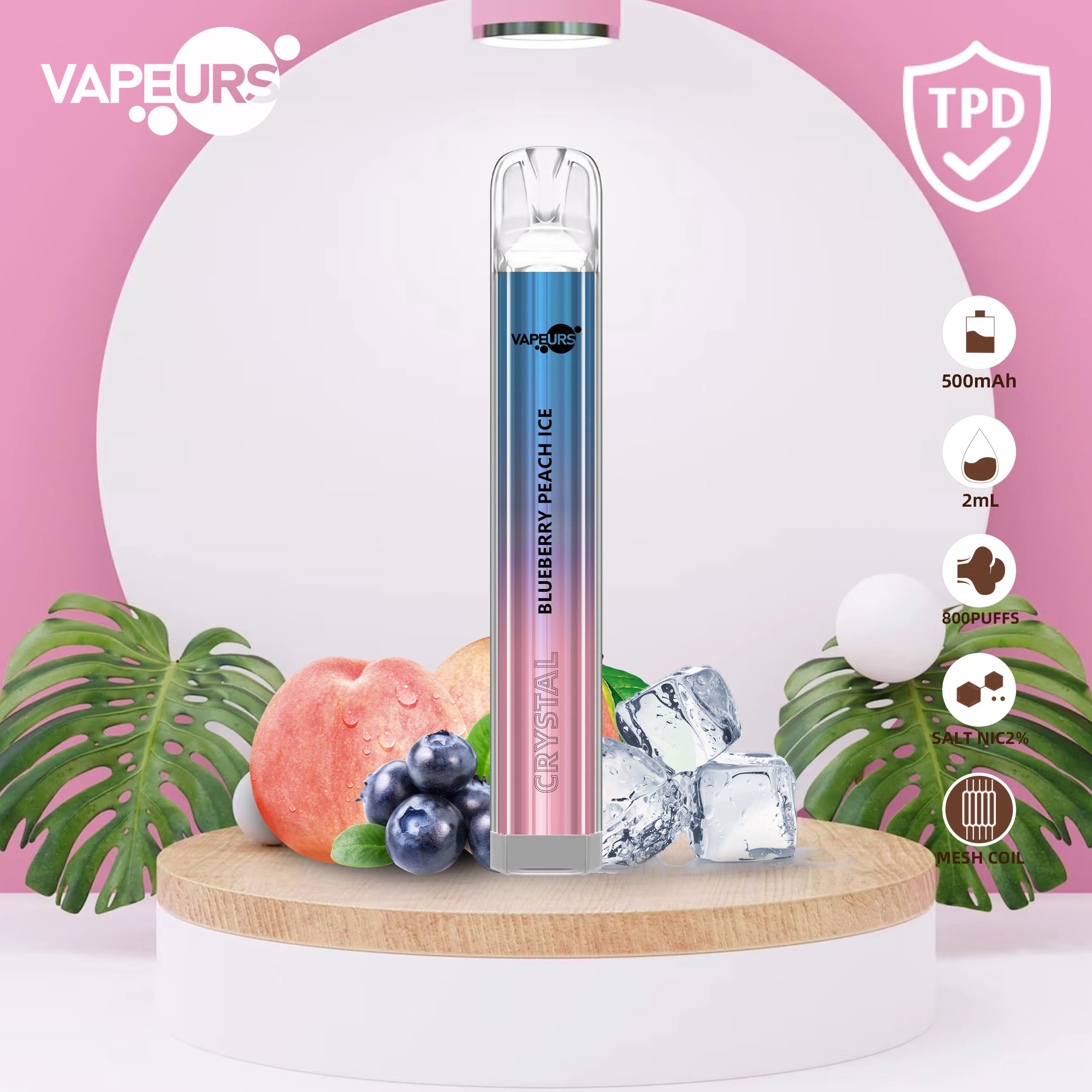 36 популярные вкусовые добавки TPD VAPeurs Crystal Vape Mesh Coil Вапес 800 Puff Plus Crystal E Cigarette Alibaba Дистрибьюторы Puff