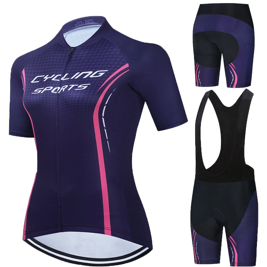 Wholesale Cycling Jersey Bike Women Breathable Mesh Cycling Suit Bike Jersey Wear Apparel