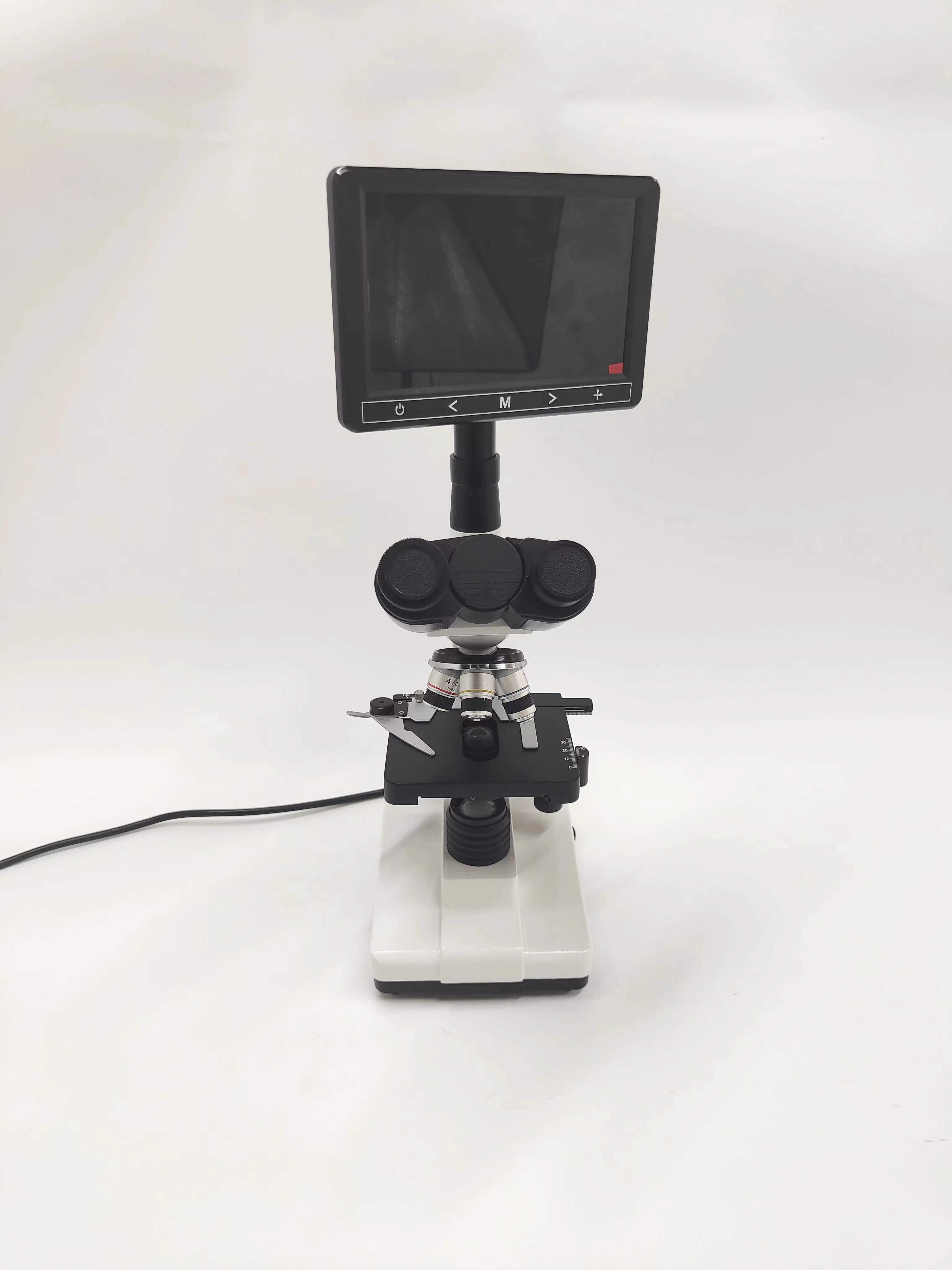 xsp-100sm Professional Trinocular Display Digital Medical Video MicroScope لمعمل مستشفى العيادة