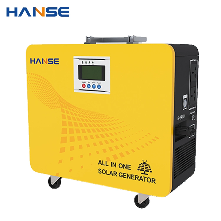 2000W Portable Solar Power System 1kw 1.5kw 2kw All-in-One Solar Generator Built in Lithium Battery Solar Energy Generator