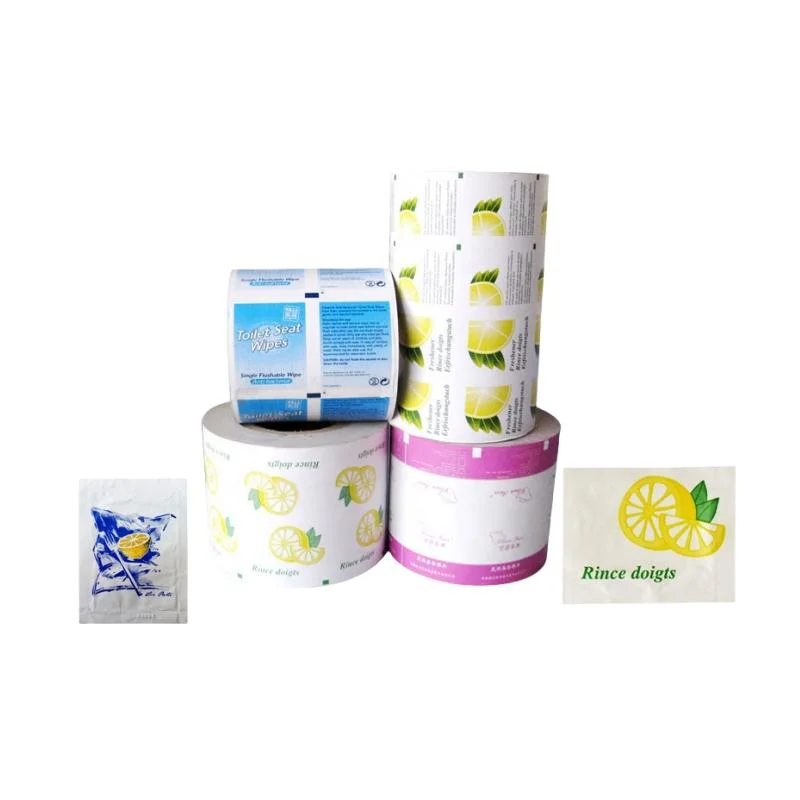 Using Adults Wipes Packaging 73/110g Aluminium Foil Paper Roll