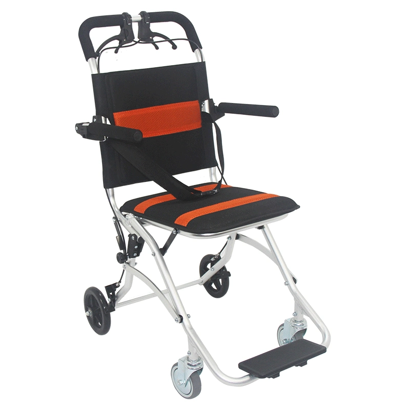 New Style Light Weight Portable Manual Aluminum Folding Wheelchair for Adult