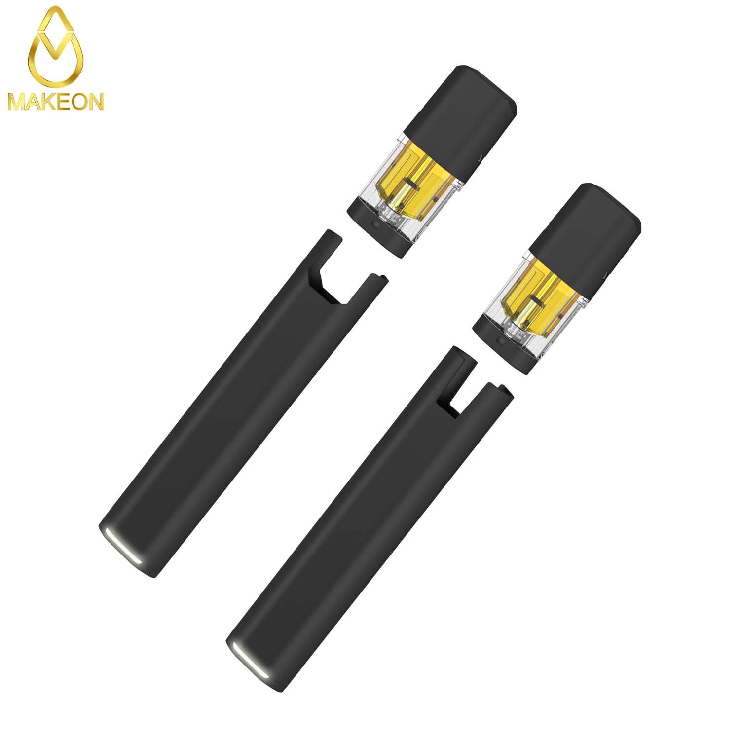 Makeon Stiiizy Custom Disposable/Chargeable vape batería 1,0ml Magnetic espese Oil Carro de tanque Pod batería VAPE desechable Vaporizer lápiz OEM Diseño