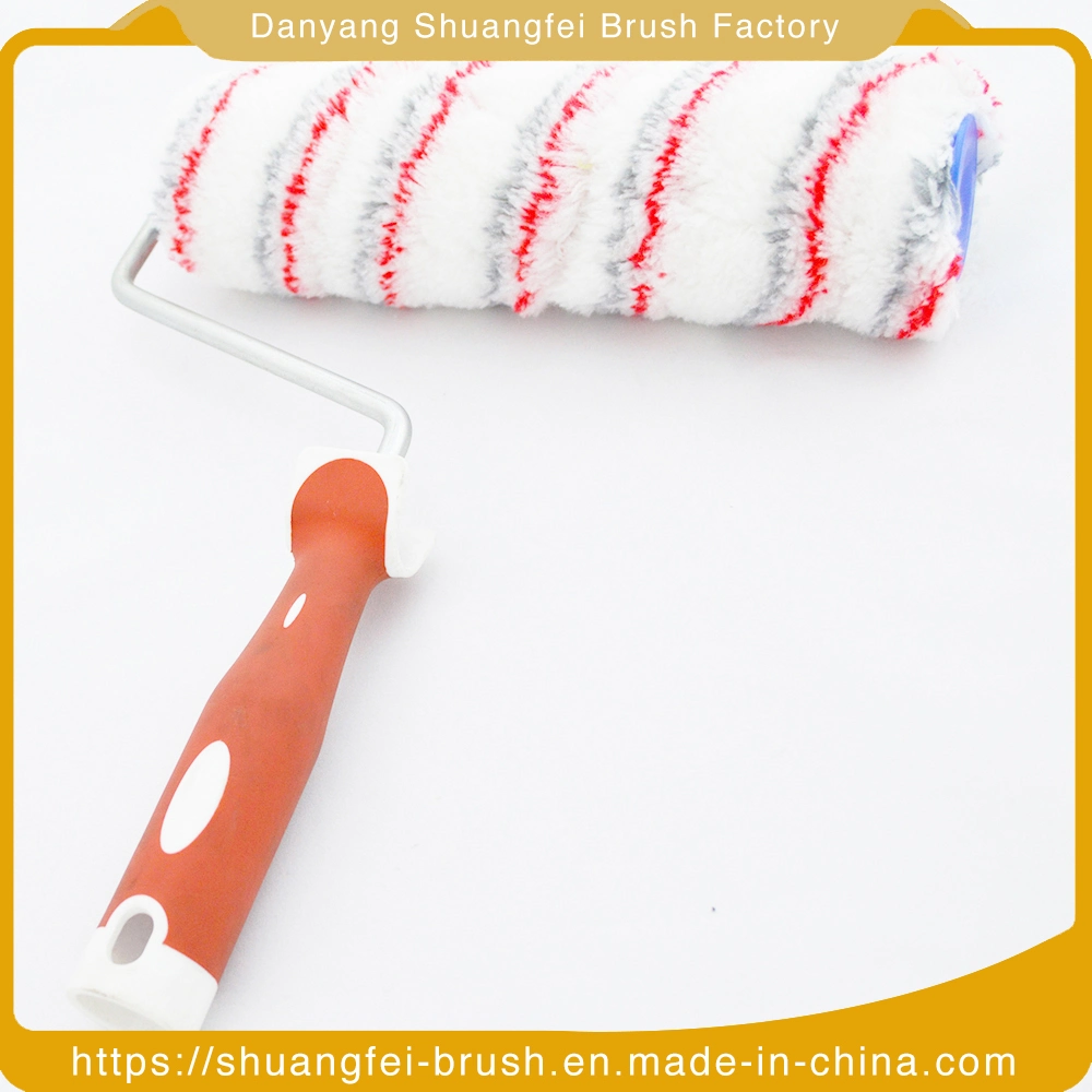 Economical and Practical Polyester/ Acrylic /Nylon/ Wool Paint Roller with Plastic Handle for All Painting