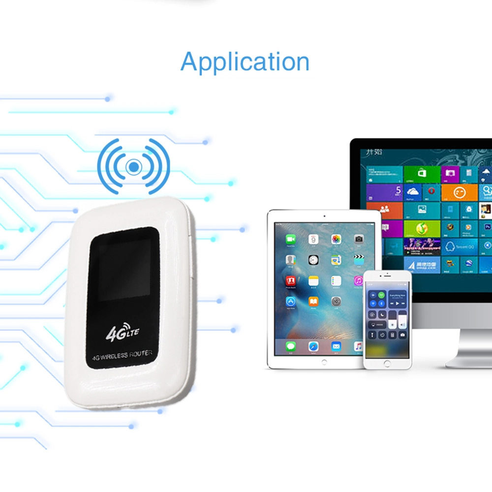 Sunhans 3G 4G LTE Mifi Hotspot 2.4GHz Wireless Modem WiFi Router 150Mbps High Speed with LCD Screen