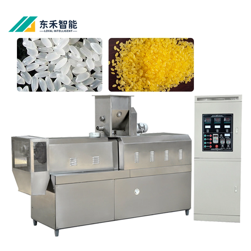 Ensemble combiné machine de fraisage de riz/machine d'extrusion de grains de riz/enrichissement extrusion de riz Usine de machines