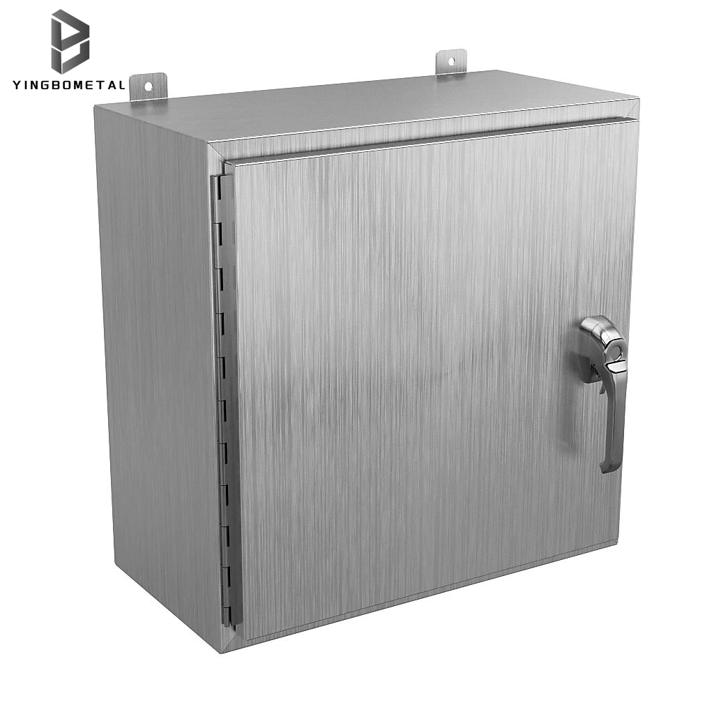 Single Phase Meter Box Assembly Stainless Steel Enclosure CCTV