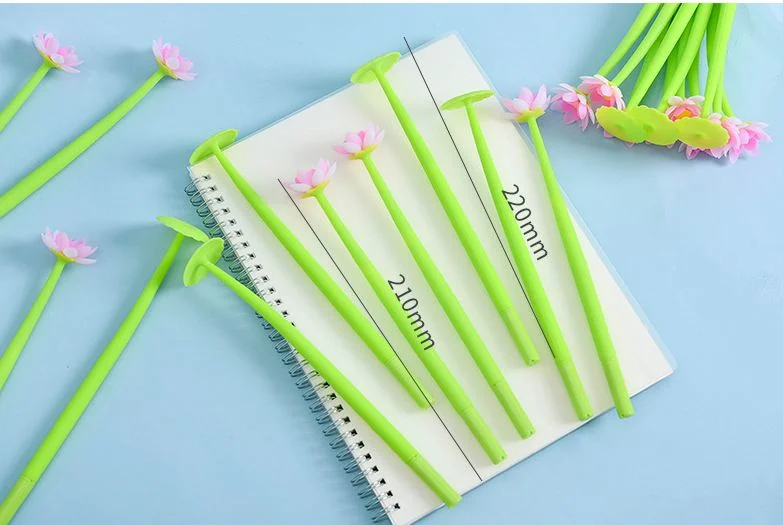 Summer Lotus Leaf Neutral Pen Creative Student Stationery Factory Direct Vendas