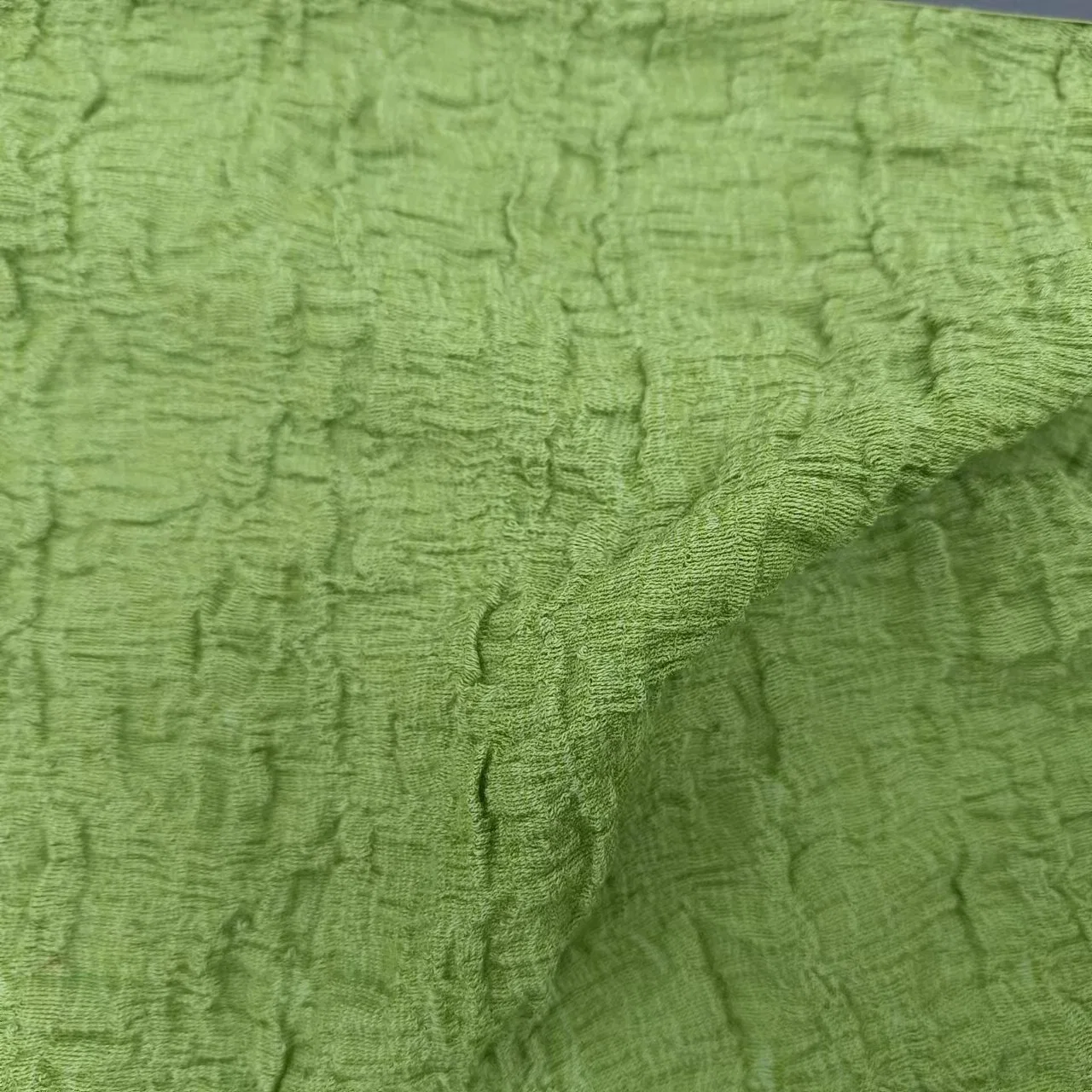 Teia Tecidos de algodão da Brocade Fabric Bolha 38%N 50%C 12%Sp antimicrobiano para vestidos de tecidos de malha