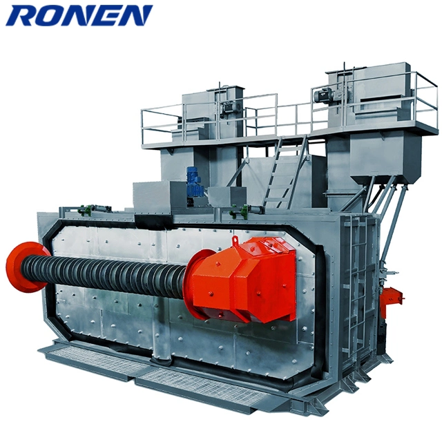 Cold Rolled Steel Strip Roller Wire Coil Shot Blast Cleaning Machine