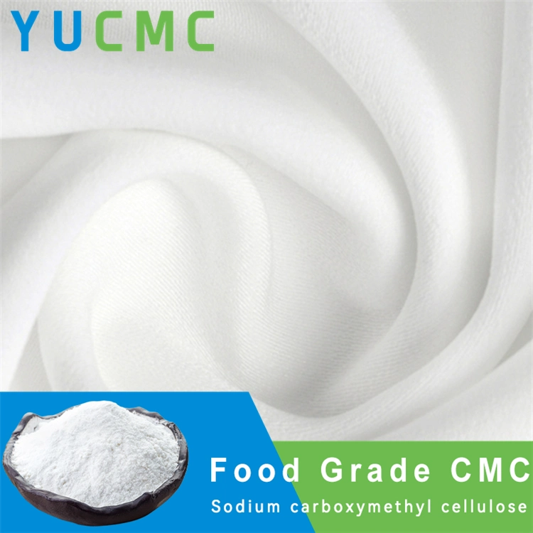 Yucmc Carboxymetylcellulose Sodium الموردون المصنع استخدام ميثيل كاربوكسيل مسحوق CMC من السيلولوز المطبوز والنسيج وصبغ الدهان