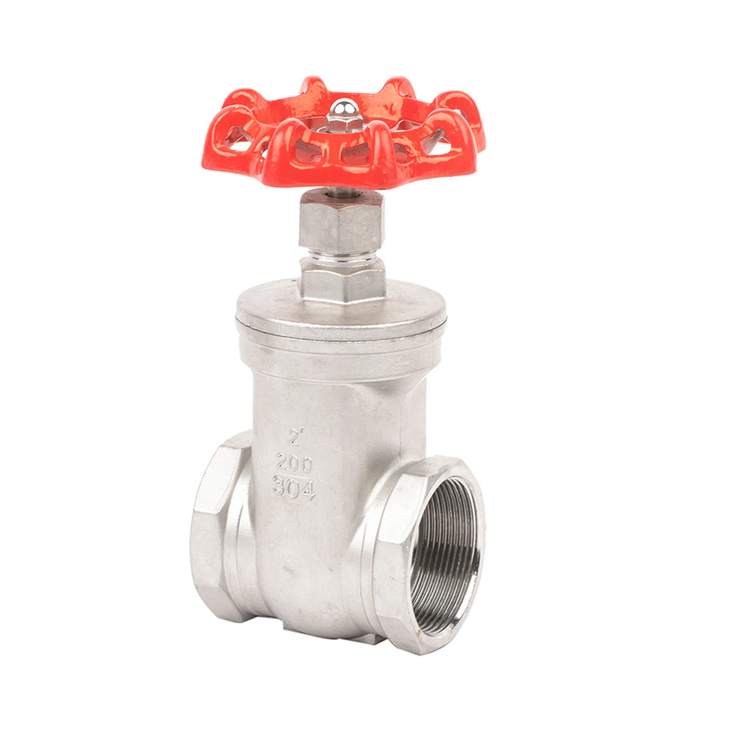 Stainless Steel 304 316 Threaded Manual Hand Wheel Globe Valve NPT BSPT Threaded