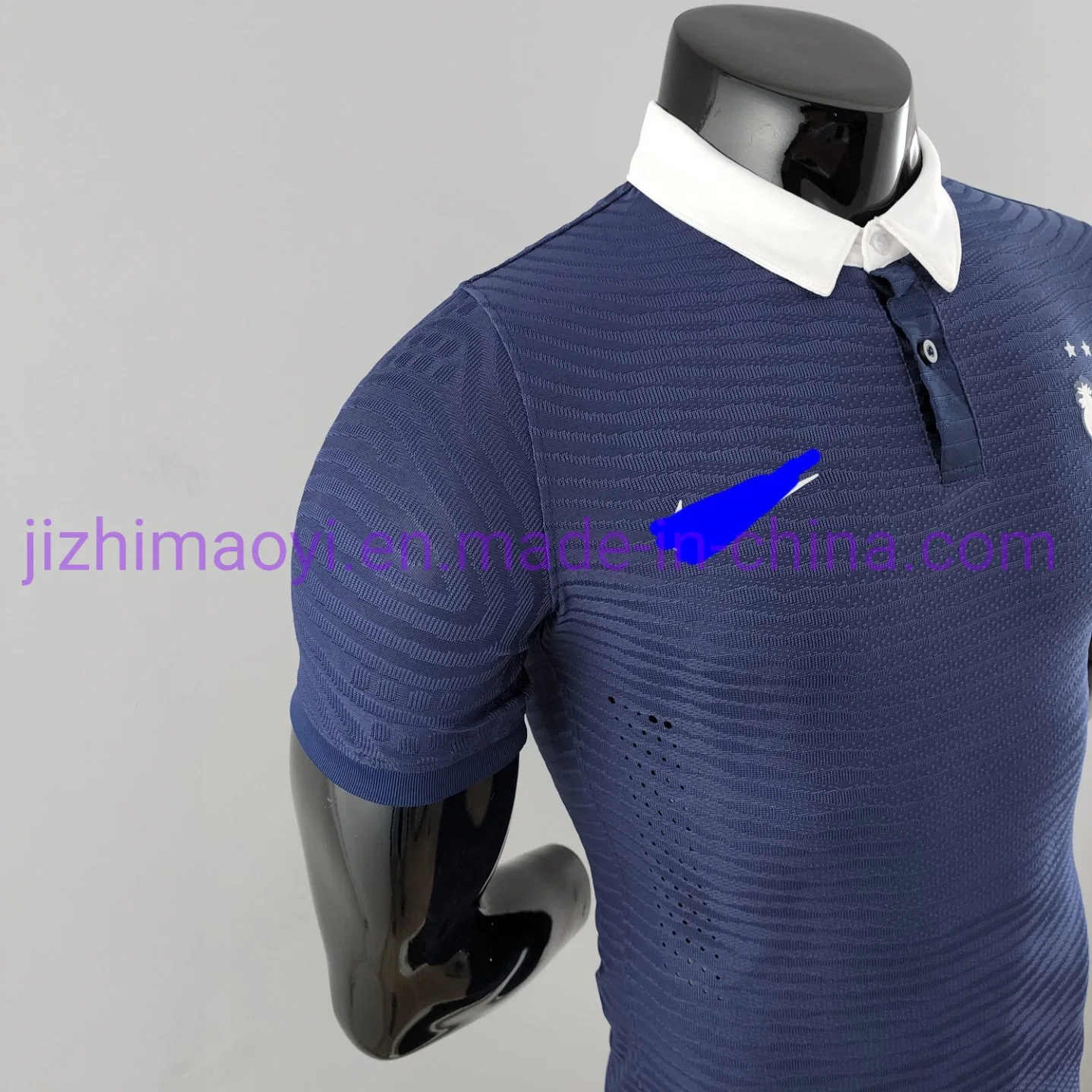 Wholesale 2022 National Team French Player Version Classic Blue Shirt Jersey