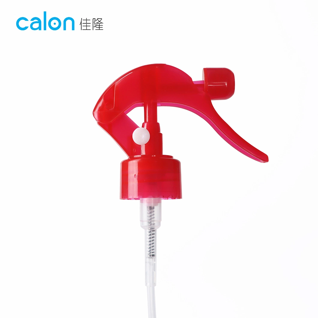 Customized Cosmetics Sub Bottle Spray Pump 28mm Mini Trigger Spray Plastic Cleaner Sprayer