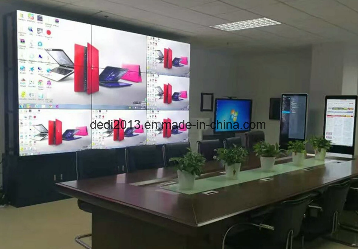 49inch Aluminium Floor Standing LCD Splicing Video Wall