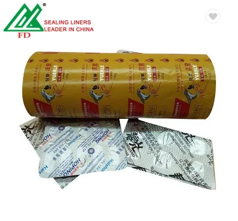 Aluminum Sealing Liner Manufacturer -Ptp Sealed Pharmaceutical Capsules with Aluminum Blister Printing for Seal