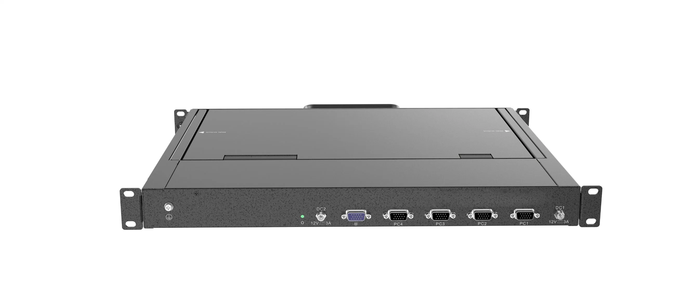 8 Port Cate5 IP Kvm Switch 1u Rack-Mount USB + VGA Support