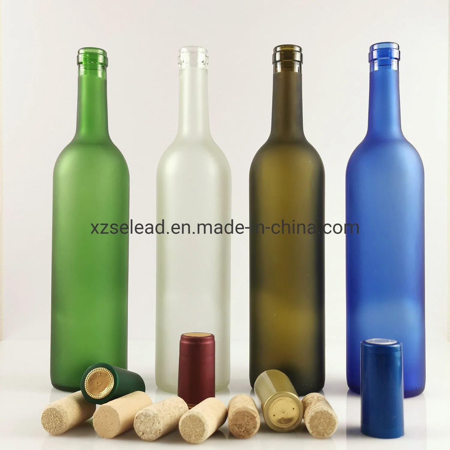 Brown Blue Olive Green 750ml Wholesale/Supplier Empty Glass Bottle for Wine