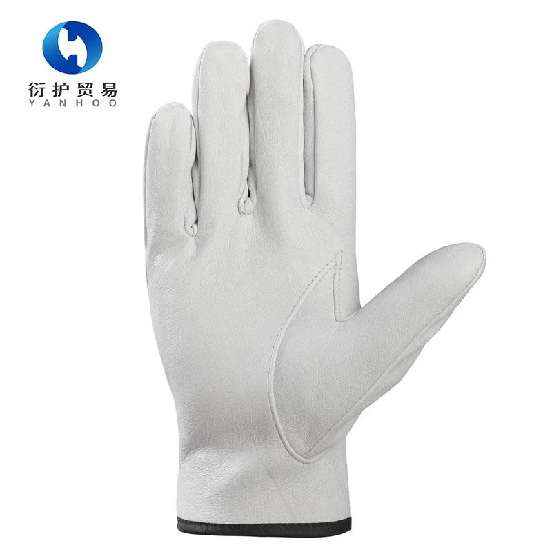 Factory Directly Wholesale Soft Warm Winter Fashion Safety Working Customized Color Leather Gloves