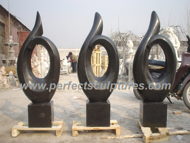 Jardín al aire libre baile abstractos decorativos Lady ART escultura en piedra arenisca granito Mármol (SY-A075)