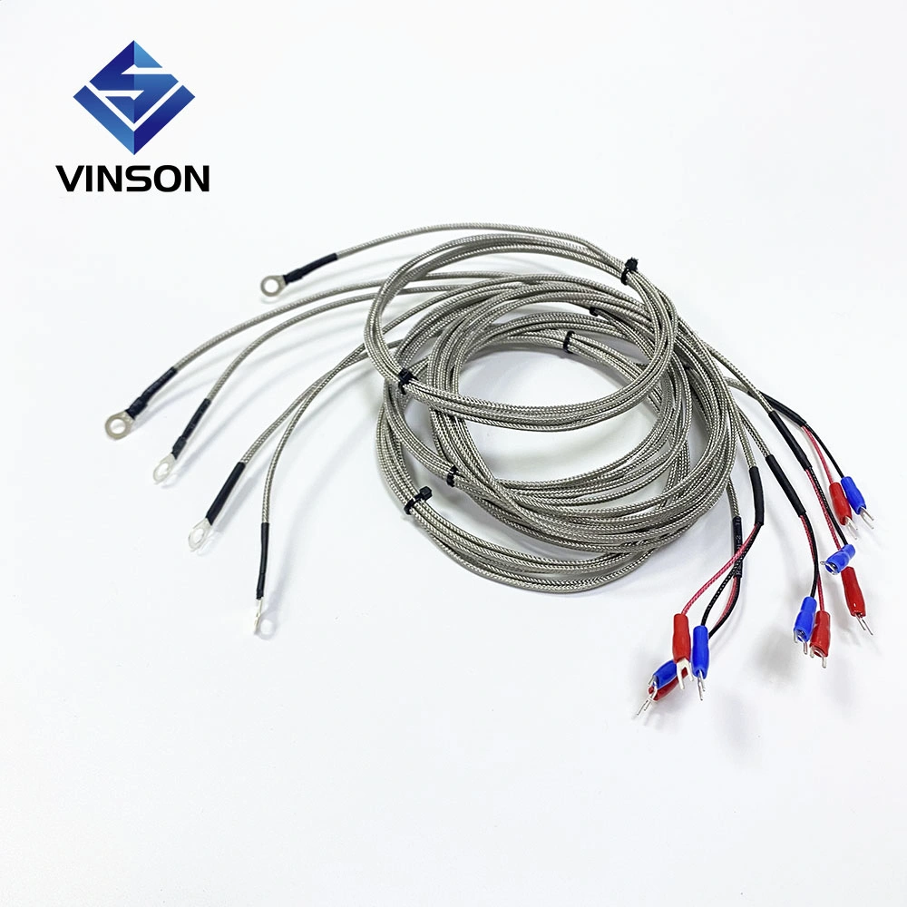 Vinson Classe a 3 fios PT100 4X40mm Sensor térmico de temperatura Resistência RTD termopar
